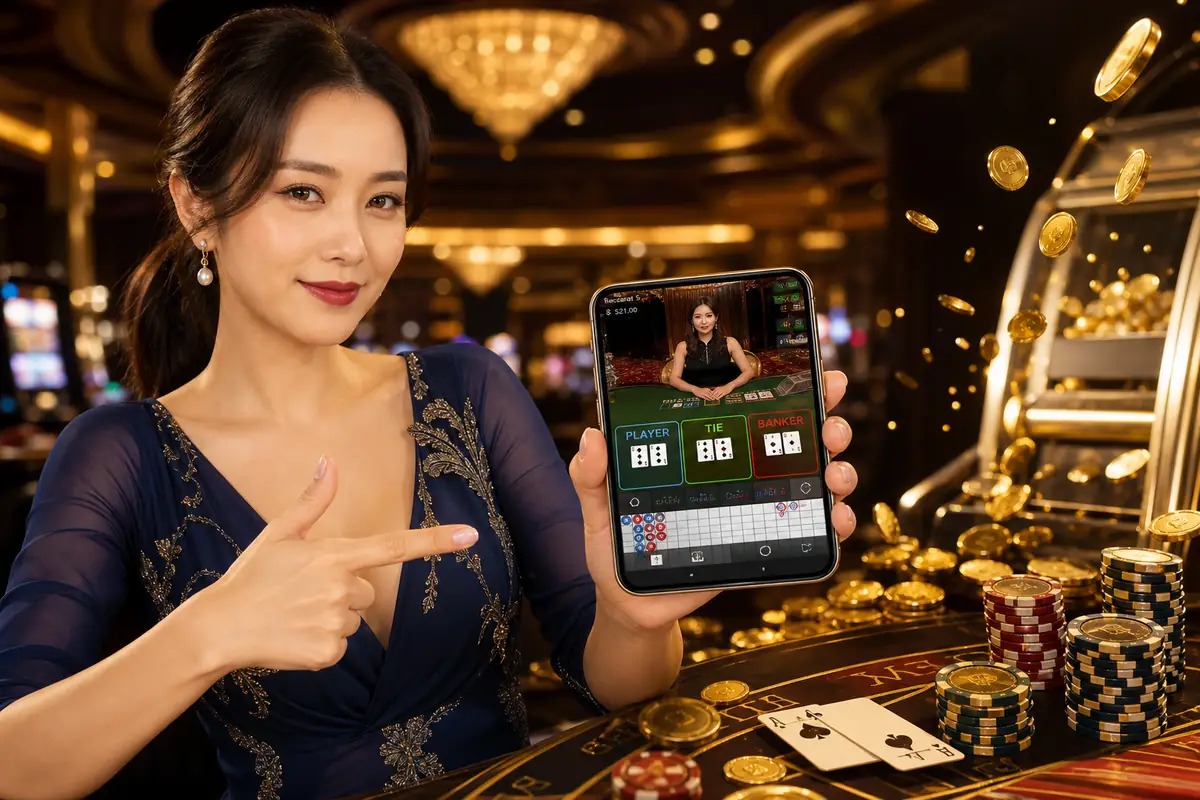 1scr Casino meja live baccarat VIP
